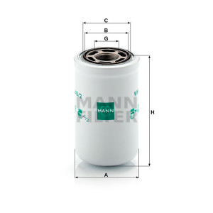 Фильтр масляный MANN-FILTER WH 945/2